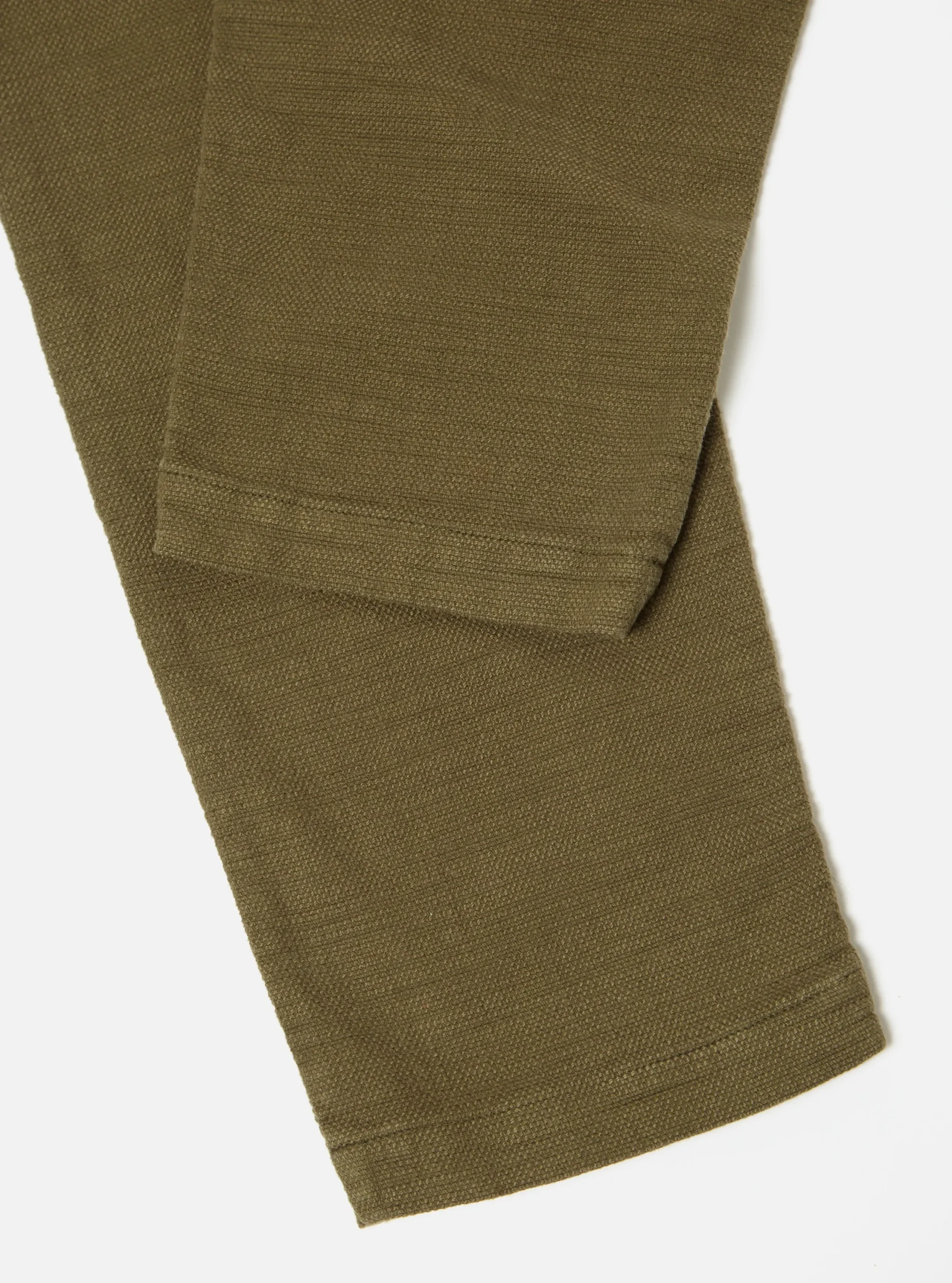 Cheap Military Chino In Olive Chevron Cotton Men Suiting.