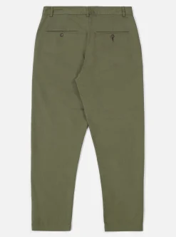 Clearance Military Chino In Light Olive Twill Men Suiting.