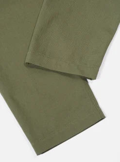 Clearance Military Chino In Light Olive Twill Men Suiting.