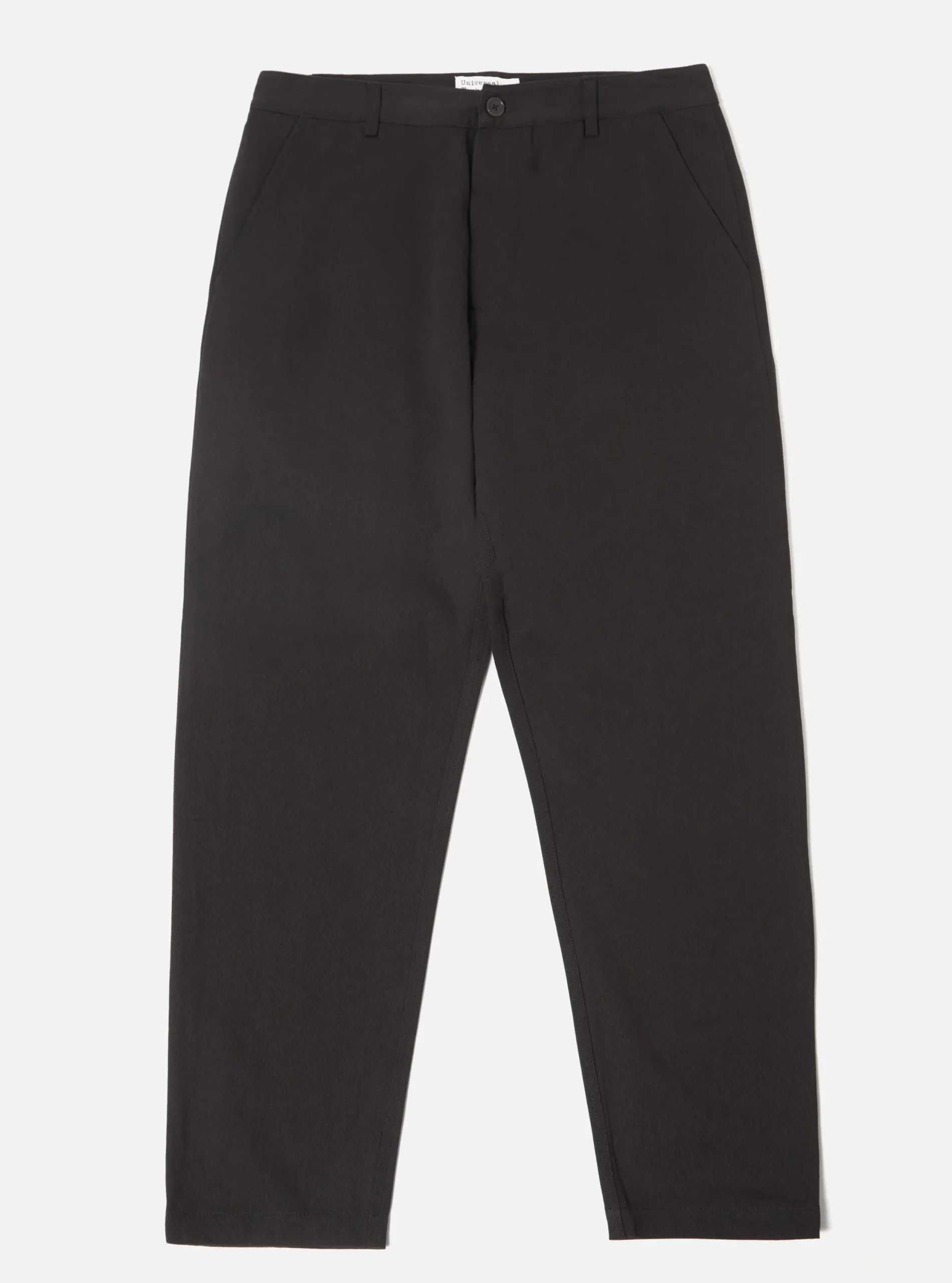 Cheap Military Chino In Black Winter Twill Men Suiting.