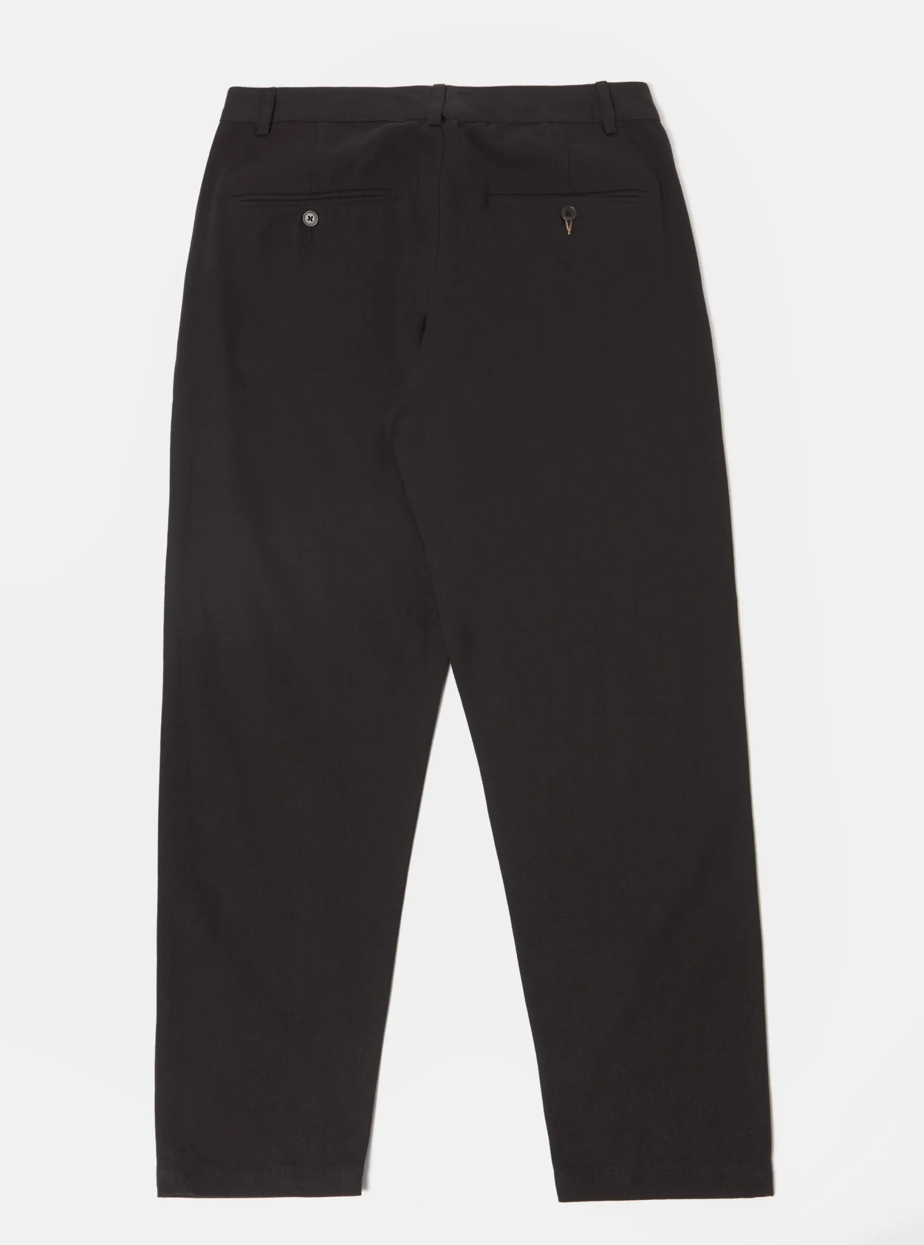 Cheap Military Chino In Black Winter Twill Men Suiting.