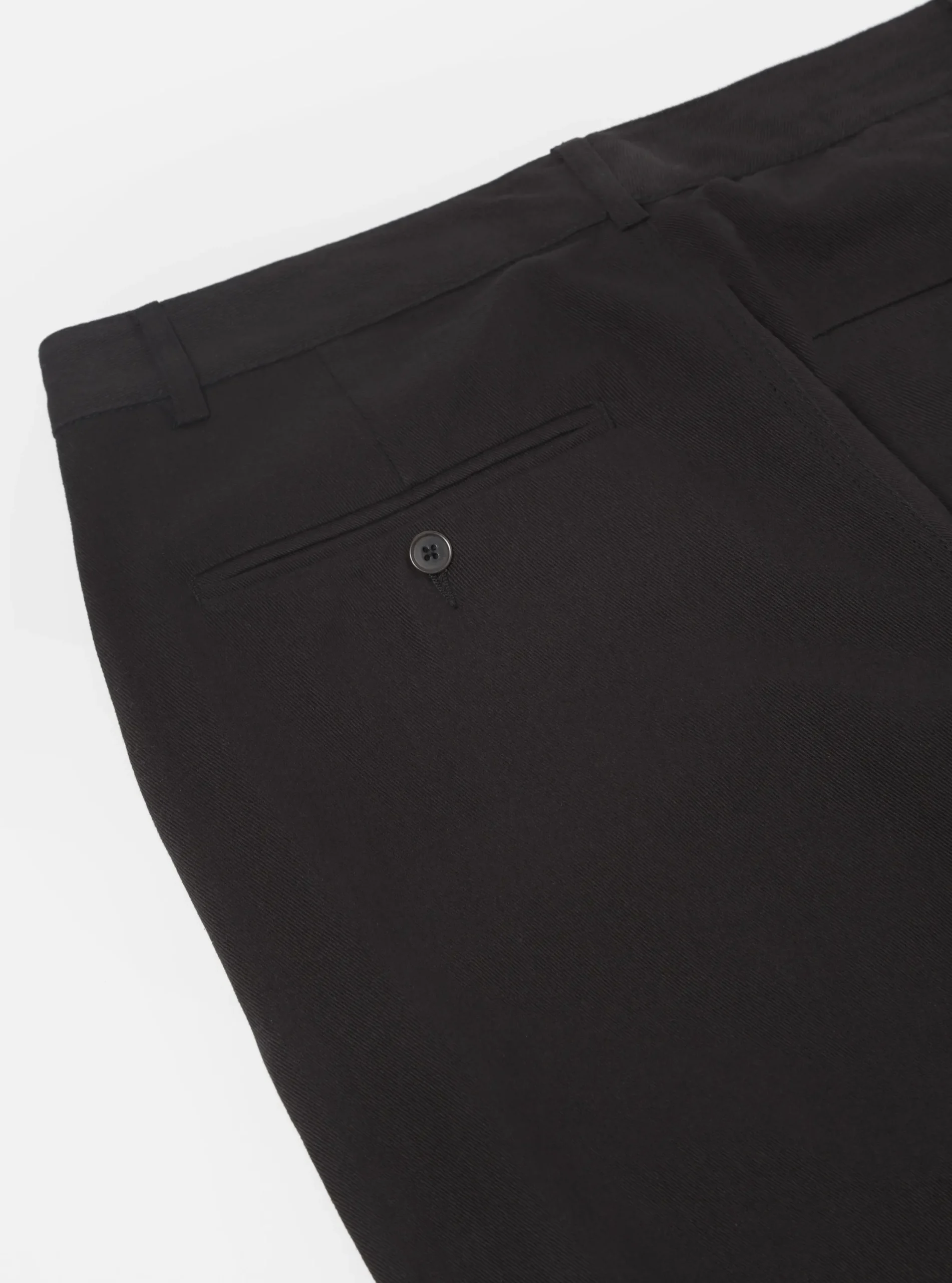 Cheap Military Chino In Black Winter Twill Men Suiting.