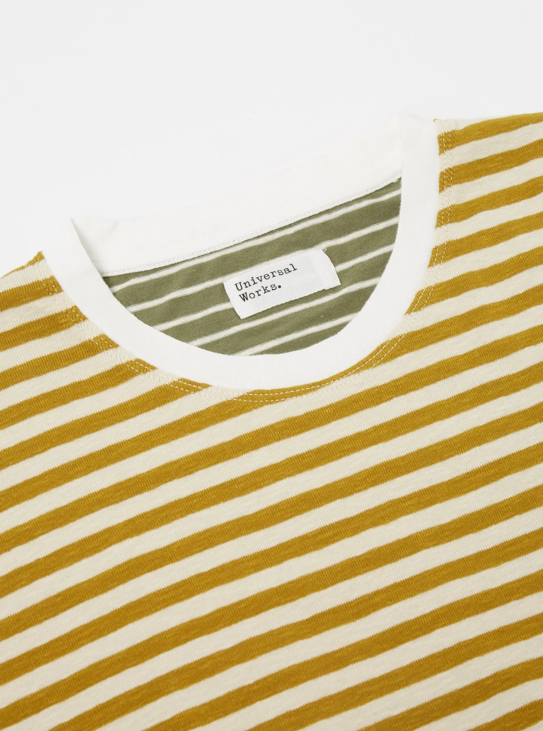 Hot Mixed Tee In Ecru/Mustard Dead Stock Jersey Men Tees & Sweats.