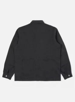 New Mw Fatigue Jacket In Black Twill Men Jackets.