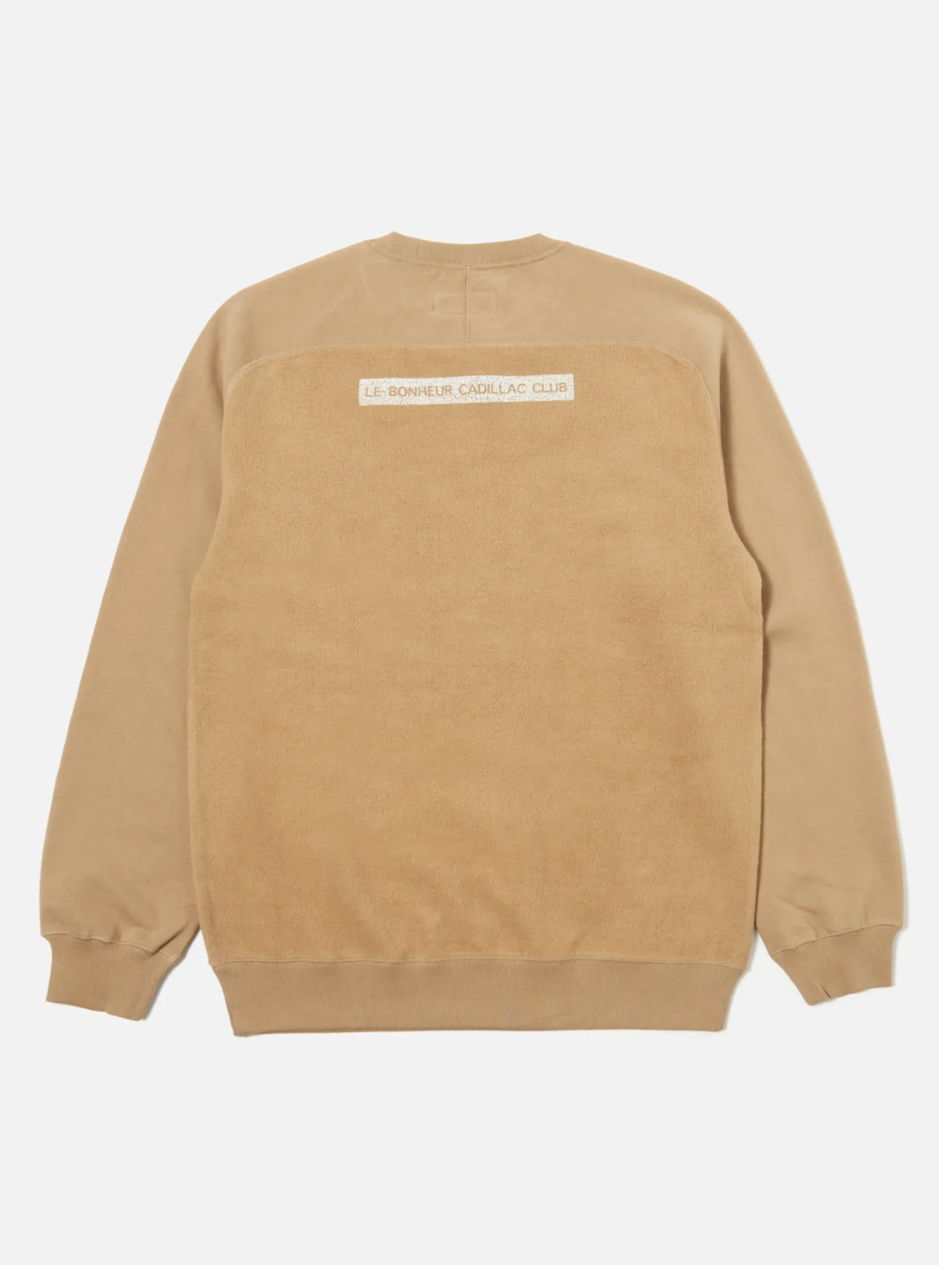 Best Sale 'Mystery Train' Print Sweatshirt In Sand Brushback Men Tees & Sweats.