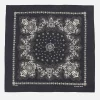 Cheap Neckerchief In Black Classic Bandana Men Accessories.