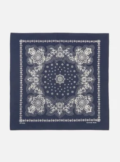 Outlet Neckerchief In Navy Classic Bandana Men Accessories.