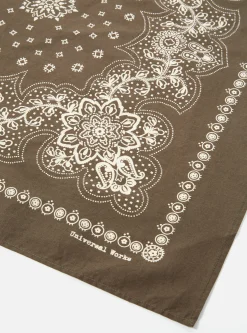 Clearance Neckerchief In Olive Classic Bandana Men Accessories.