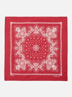 Fashion Neckerchief In Red Classic Bandana Men Accessories.