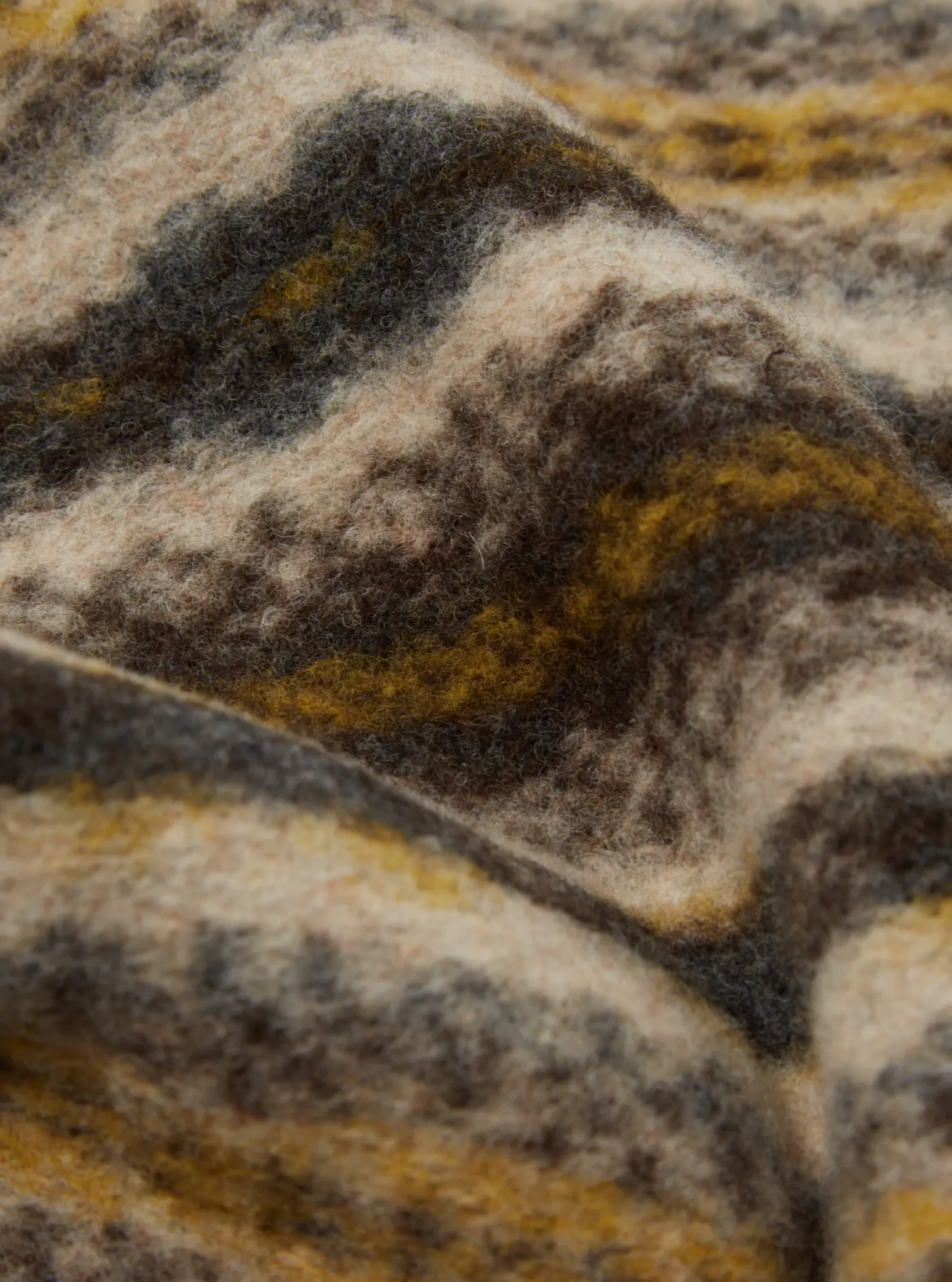 Shop New York Cardigan In Fairisle Wool Mix Men Fleece.