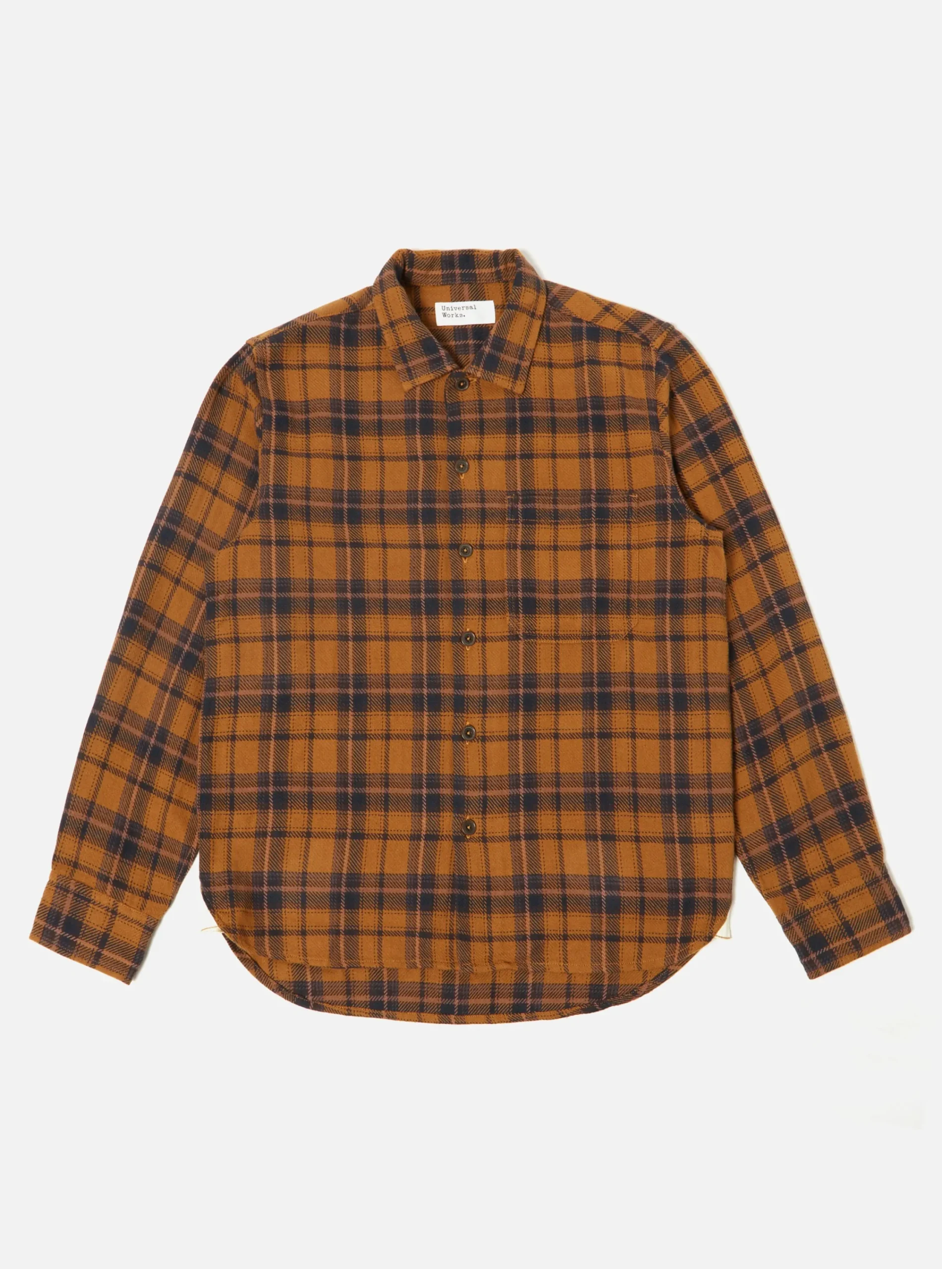 Best Sale Op Work Shirt In Cinnamon Overshirt Check Men Overshirts.