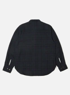 Discount Op Work Shirt In Navy Overshirt Check Men Overshirts.
