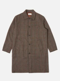 Fashion Overcoat In Brown Tweed Wool Men Coats & Outerwear.