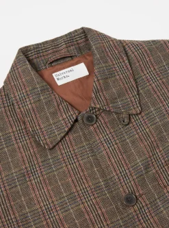Fashion Overcoat In Brown Tweed Wool Men Coats & Outerwear.