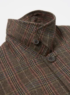 Fashion Overcoat In Brown Tweed Wool Men Coats & Outerwear.