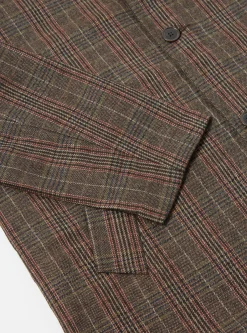 Fashion Overcoat In Brown Tweed Wool Men Coats & Outerwear.