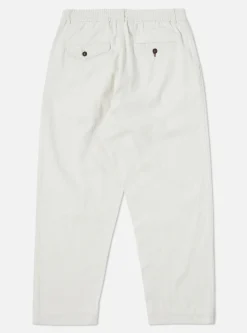 Store Oxford Pant In White Winter Twill Men Trousers.