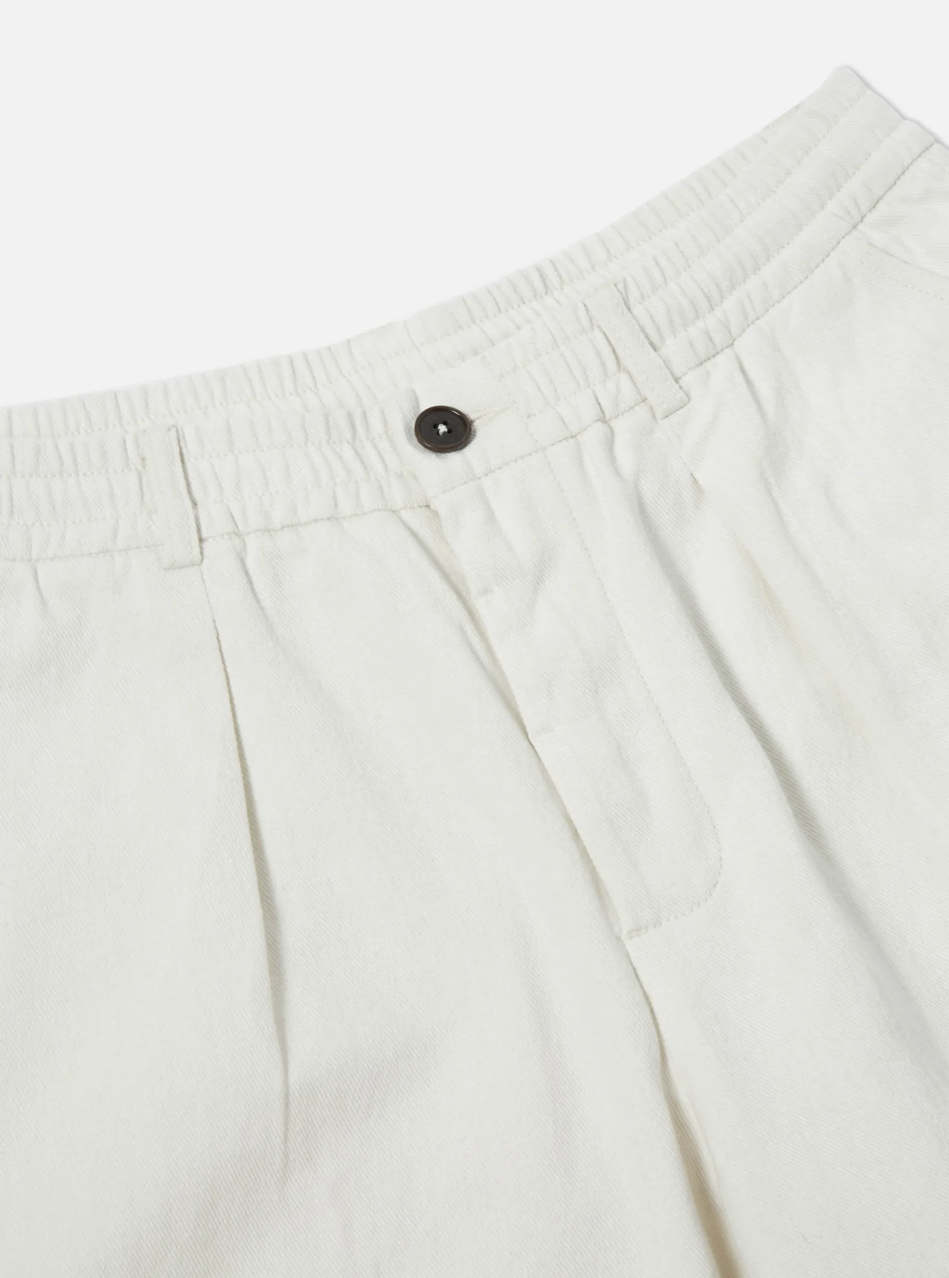 Store Oxford Pant In White Winter Twill Men Trousers.