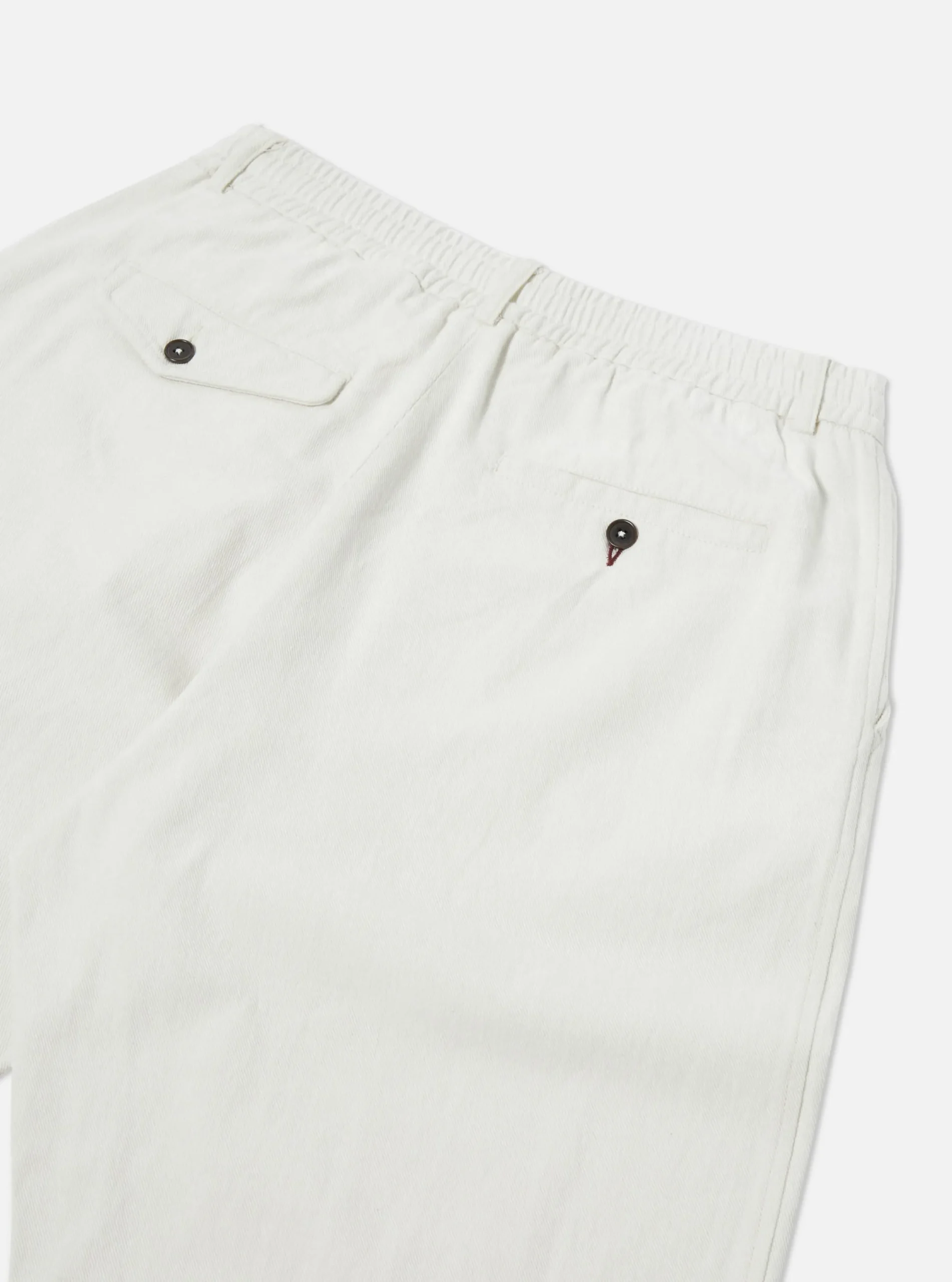 Store Oxford Pant In White Winter Twill Men Trousers.