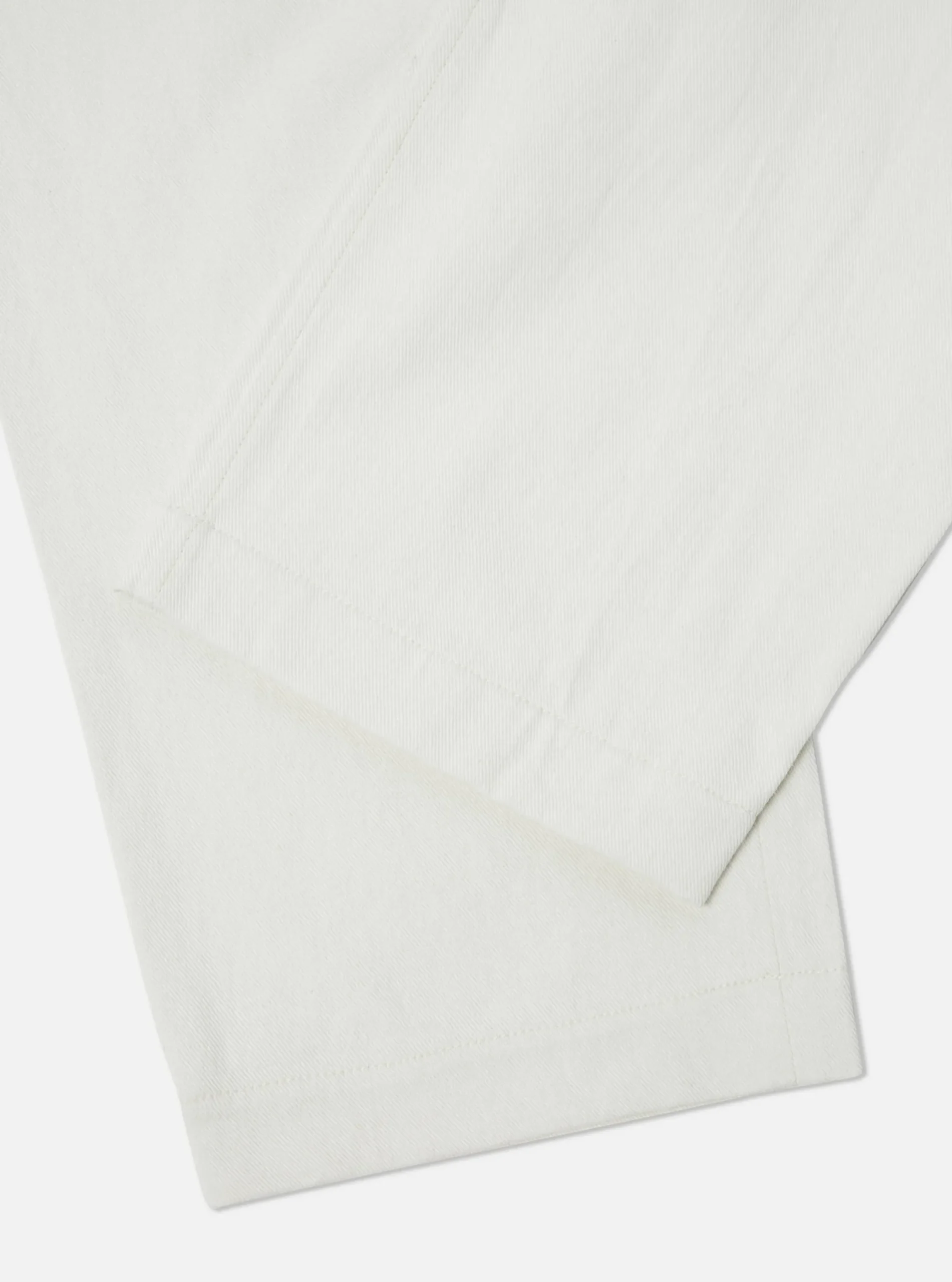 Store Oxford Pant In White Winter Twill Men Trousers.