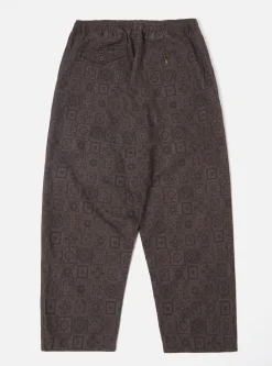 Discount Oxford Pant In Black Japanese Print Twill Men Suiting.