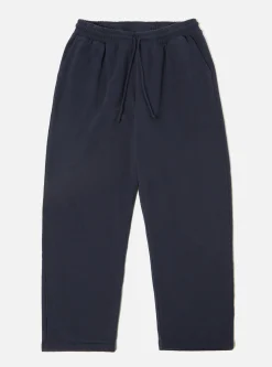 Fashion Oxford Track Pant In Navy Dry Handle Brushback Men Tees & Sweats.