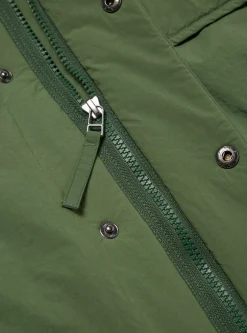 Fashion Padded Stayout Jacket In Green Recycled Nylon Men Coats & Outerwear.