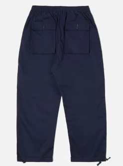 New Parachute Pant In Navy Fine Twill Men Trousers.