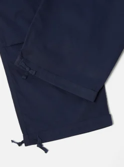 New Parachute Pant In Navy Fine Twill Men Trousers.