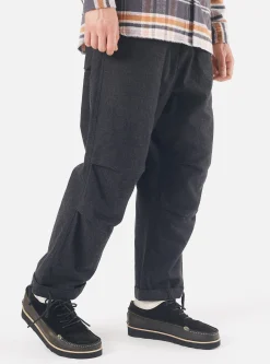Discount Parachute Pant In Charcoal Carbon Cotton Men Trousers.