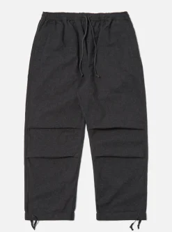 Discount Parachute Pant In Charcoal Carbon Cotton Men Trousers.