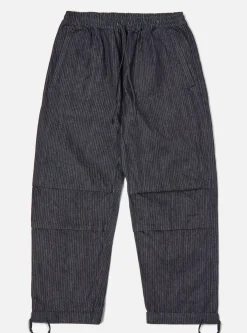 Best Sale Parachute Pant In Indigo Japanese Twill Denim Men Trousers.