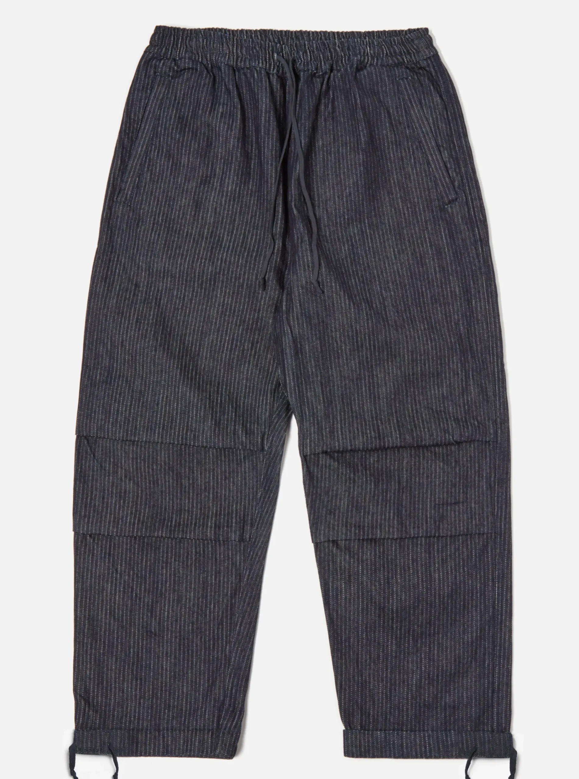 Best Sale Parachute Pant In Indigo Japanese Twill Denim Men Trousers.