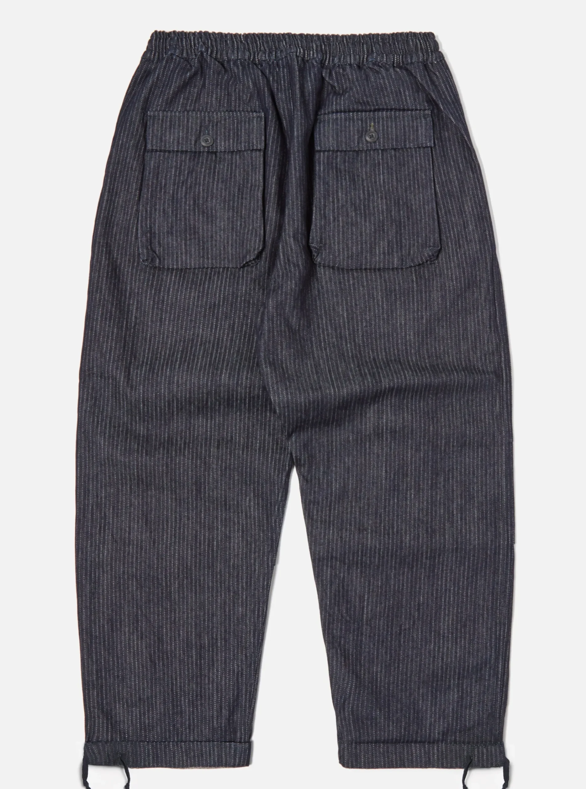 Best Sale Parachute Pant In Indigo Japanese Twill Denim Men Trousers.