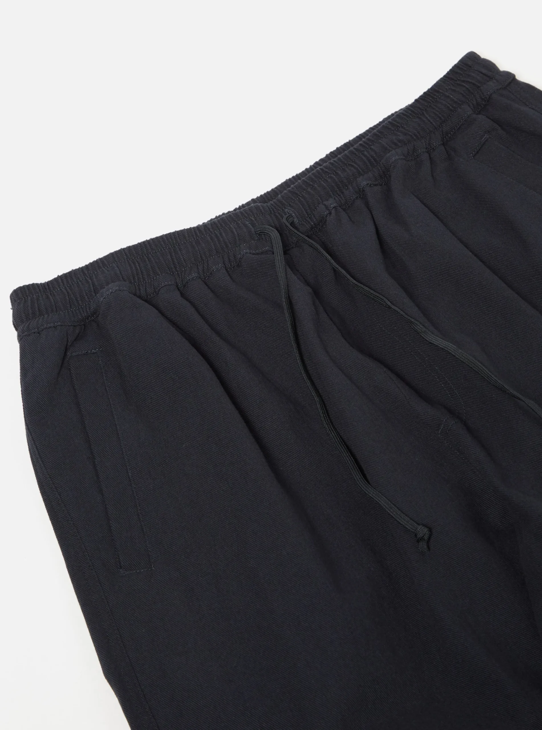 Fashion Parachute Pant In Navy Winter Twill Men Trousers.