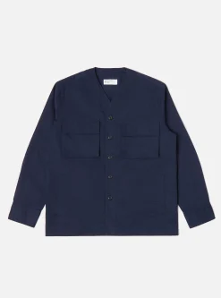 Online Parachute Shirt In Navy Fine Twill Men Overshirts.