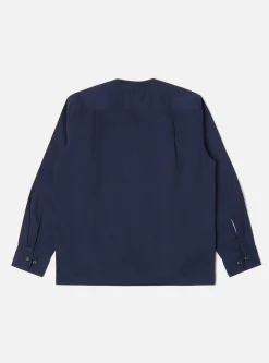 Online Parachute Shirt In Navy Fine Twill Men Overshirts.