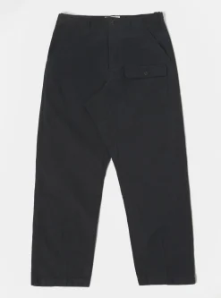 Sale Peacenik Pant In Black Nebraska Cotton Men Trousers.