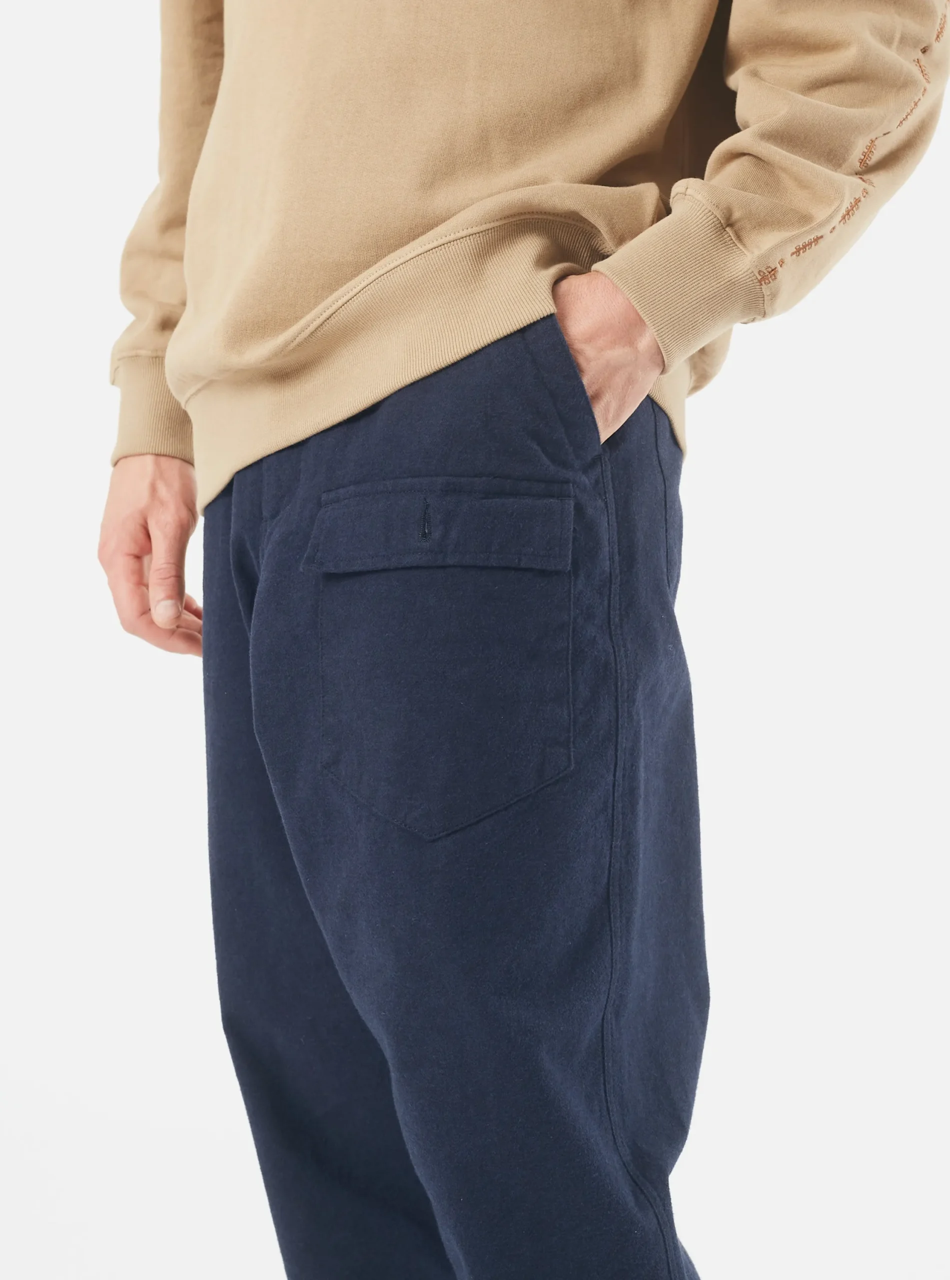 Best Peacenik Pant In Navy Nebraska Cotton Men Trousers.