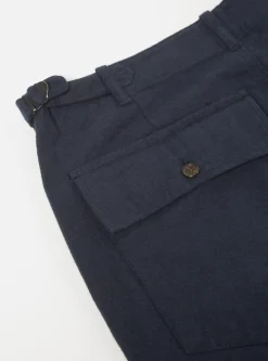 Best Peacenik Pant In Navy Nebraska Cotton Men Trousers.