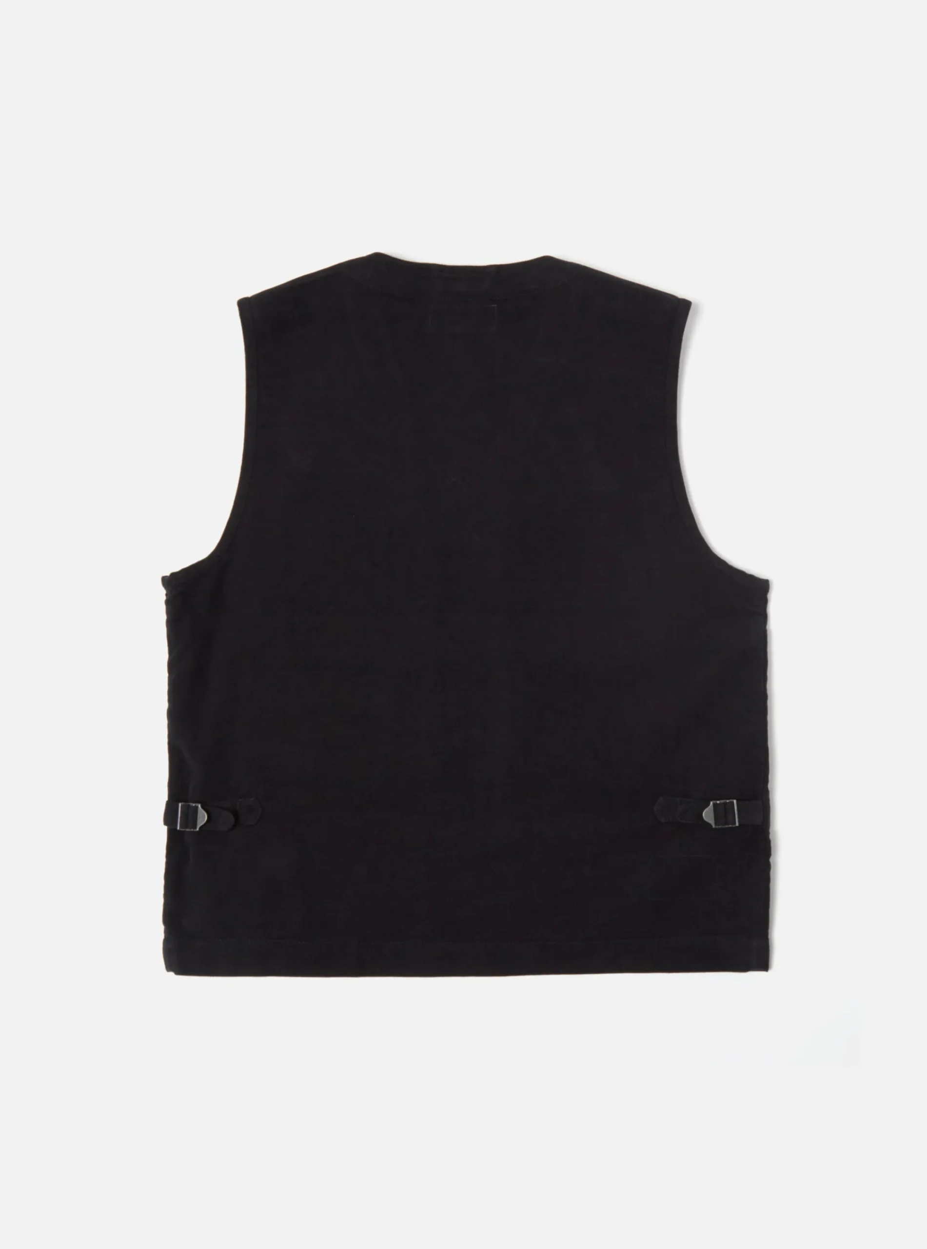 Sale Photographers Gilet In Dark Navy Lightweight Moleskin Men Waistcoats & Gilets.