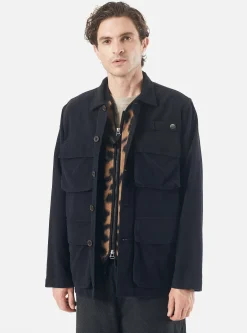 Store Photographers Jacket In Dark Navy Lightweight Moleksin Men Jackets.