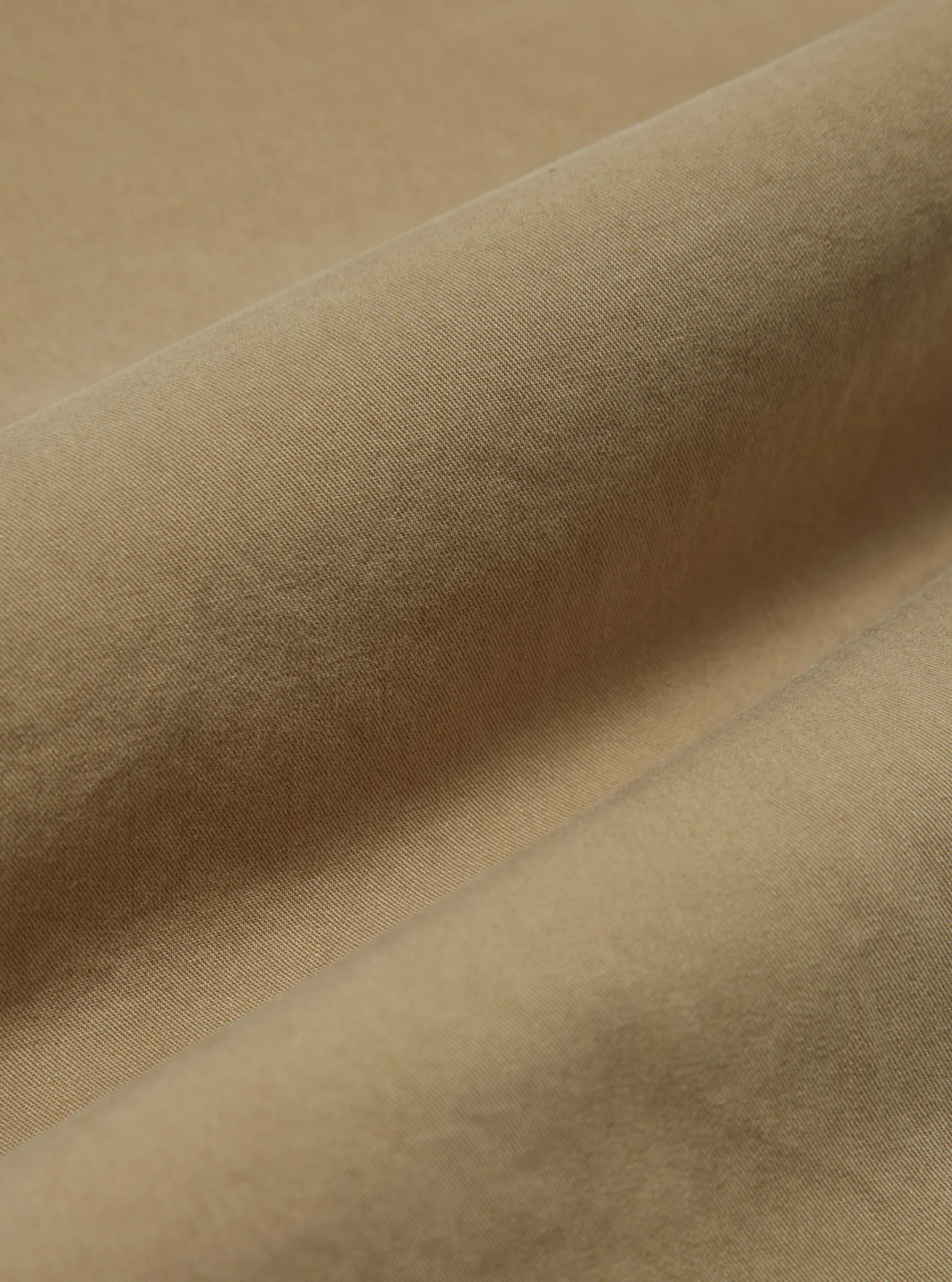 Sale Pleated Track Pant In Sand Organic Utility Cotton Men Trousers.