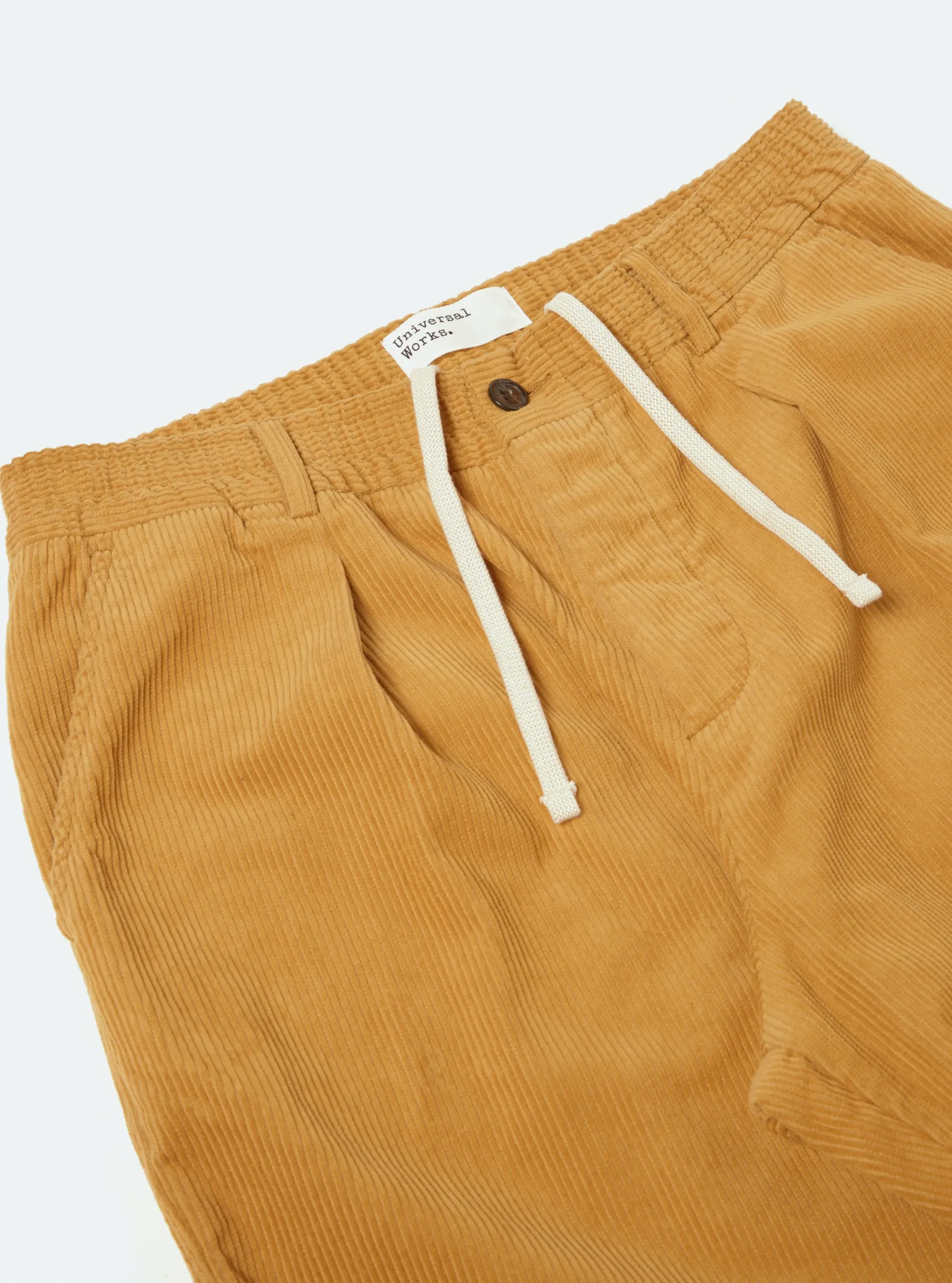 New Pleated Track Pant In Corn Cord Men Suiting.