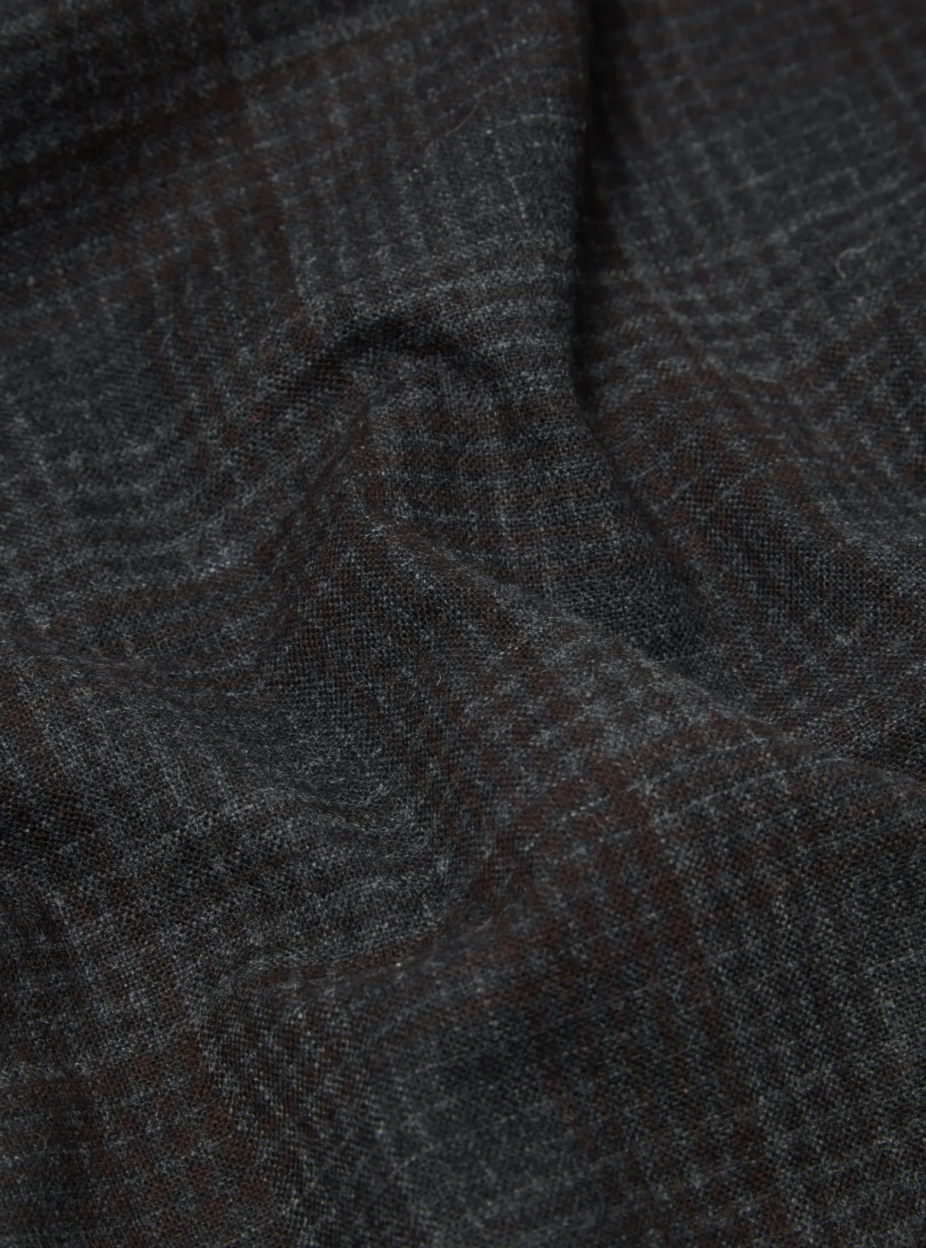 Flash Sale Pleated Track Pant In Charcoal Reuse Wool Mix Men Suiting.