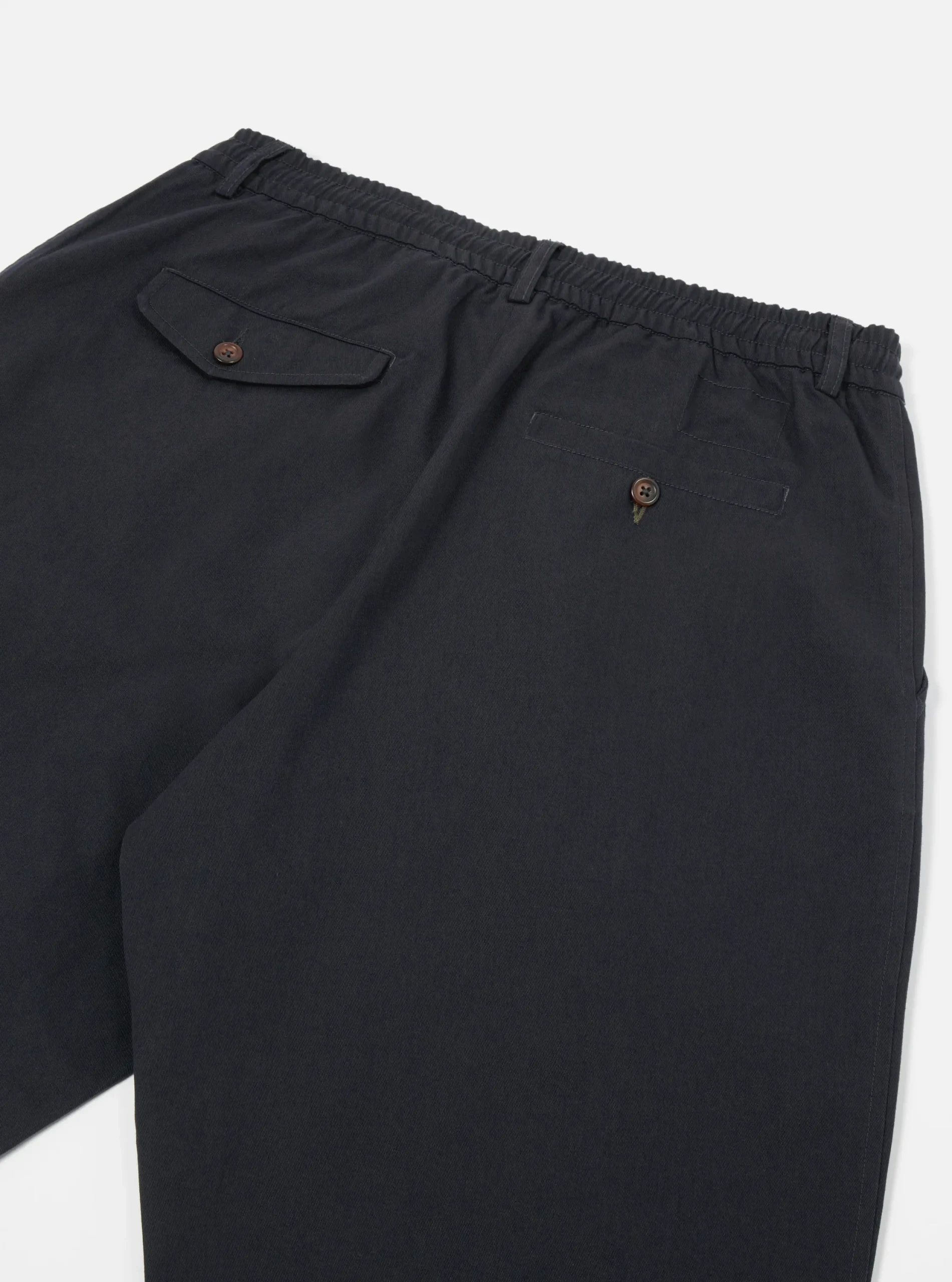 Best Sale Pleated Track Pant In Black Twill Men Suiting.