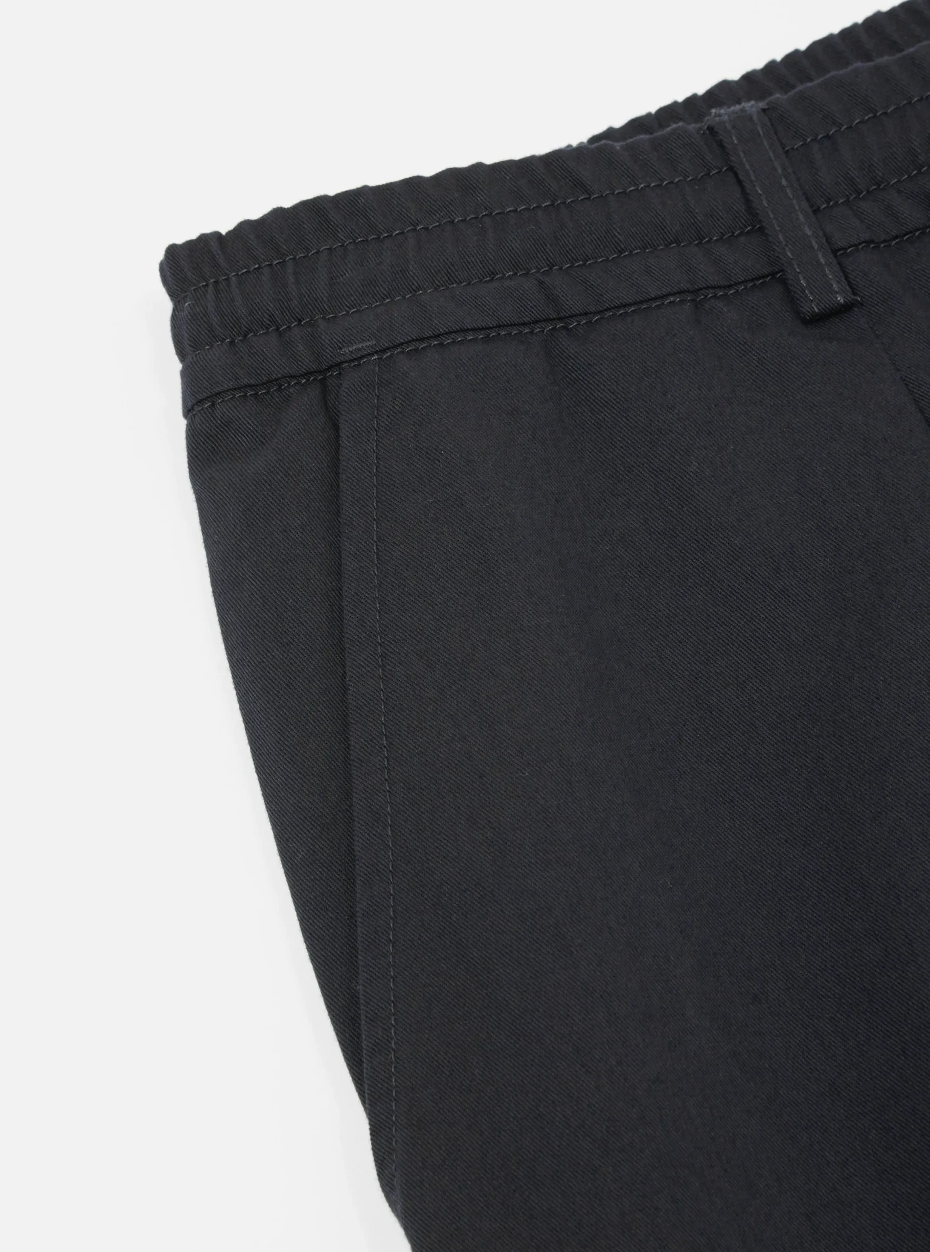 Best Sale Pleated Track Pant In Black Twill Men Suiting.