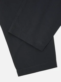 Best Sale Pleated Track Pant In Black Twill Men Suiting.