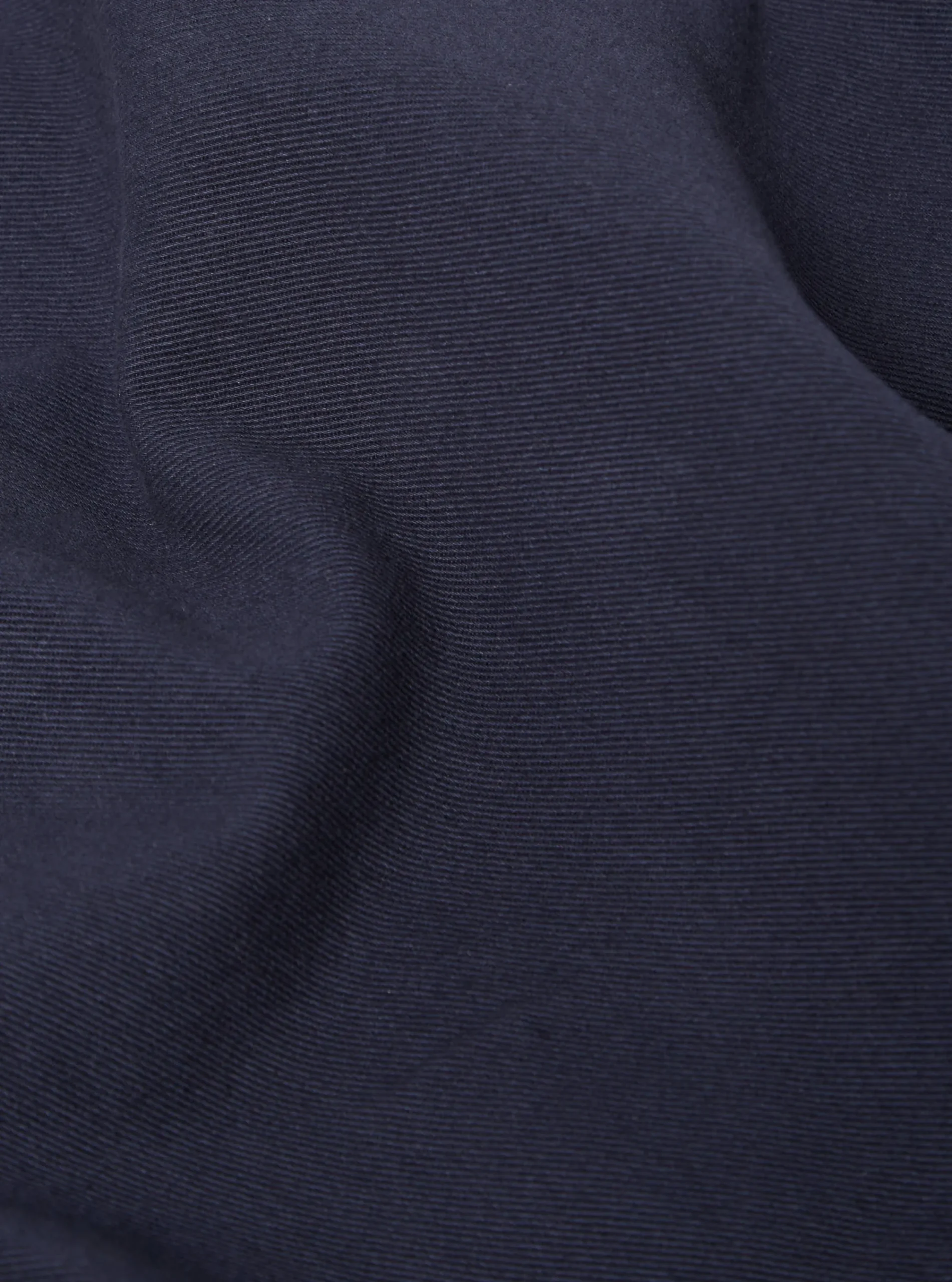 Fashion Pleated Track Pant In Navy Winter Twill Men Suiting.