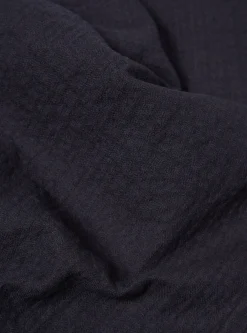 Shop Pleated Track Pant In Navy Wool Cotton Check Men Suiting.